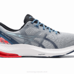 Asics pulso de gel 13 zapatillas gris piedmont azul trueno