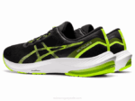 Asics pulso de gel 13 zapatillas negro verde peligro rendimiento alto - Image 3