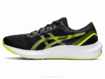 Asics pulso de gel 13 zapatillas negro verde peligro rendimiento alto - Image 4