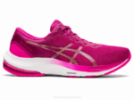 Asics pulso de gel 13 zapatillas rojo fucsia champagne