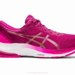 Asics pulso de gel 13 zapatillas rojo fucsia champagne
