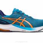 Asics pulso de gel 14 deportivas azul isla melocotón