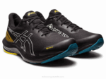 Asics pulso de gel 14 gtx zapatillas negro verde rendimiento - Image 2