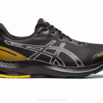 Asics pulso de gel 14 gtx zapatillas negro verde rendimiento