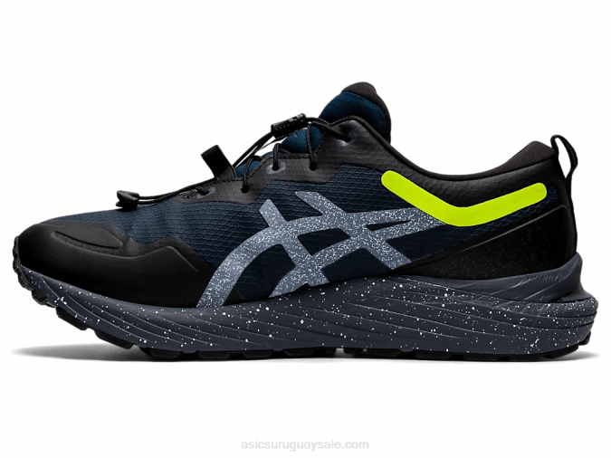 Asics Punzón Gel Cumulus 23 Azul Francés Amarillo Seguridad Running 2023 - Image 4