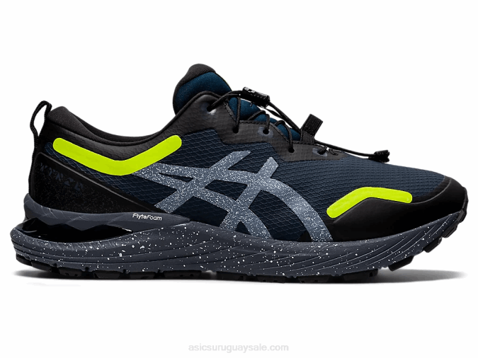 Asics Punzón Gel Cumulus 23 Azul Francés Amarillo Seguridad Running 2023 - Image 1