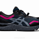 Asics punzón gel-cumulus 23 zapatillas azul francés rosa rave