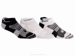 Asics Quick Lyte Plus Hombre Pack de 3 Blanco Brillante Negro
