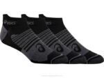 Asics Quick Lyte Plus Hombre Rendimiento Negro Paquete de 3
