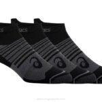 Asics Quick Lyte Plus Hombre Rendimiento Negro Paquete de 3