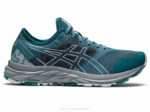 Asics Rastro de Excitación Gel Zapatillas Pino Brumoso Cielo Suave