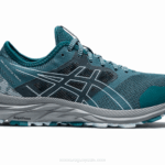 Asics Rastro de Excitación Gel Zapatillas Pino Brumoso Cielo Suave