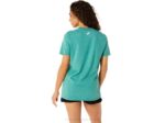Asics rayas de mujer cuello en v color brezo sabio estilo moderno - Image 2