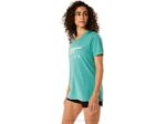 Asics rayas de mujer cuello en v color brezo sabio estilo moderno - Image 3