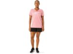 Asics rayas de mujer cuello en v rosa ahumado estilo moderno - Image 4