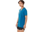 Asics rayas mujer cuello en v azul renacido estilo único - Image 3