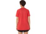Asics rayas mujer cuello en v brezo rojo chic - Image 2