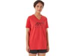 Asics rayas mujer cuello en v brezo rojo chic