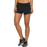 Asics rendimiento corto mujer 3.5 pulgadas negro 2LVJ4135