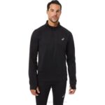 Asics rendimiento hombre thermopolis invierno cremallera negra 2LVJ1708