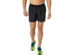 Asics rendimiento hombres cortos ventilados negros 5 pulgadas