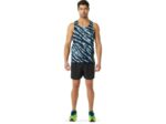 Asics rendimiento hombres cortos ventilados negros 5 pulgadas - Image 4