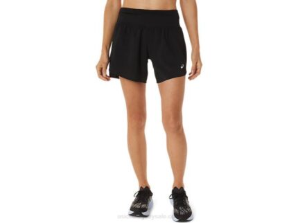 Asics rendimiento mujeres pantalones cortos negros 55in
