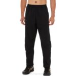 Asics rendimiento pantalones tejidos hombre negro estilo y comodidad