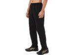 Asics rendimiento pantalones tejidos hombre negro estilo y comodidad - Image 3