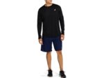 Asics rendimiento top de manga larga negro moderno - Image 3
