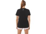 Asics rendimiento tripulación hibisco mujer negro - Image 2