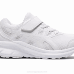 Asics sacudida 3 preescolar zapatillas blancas cómodas y modernas
