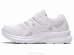 Asics sacudida 3 preescolar zapatillas blancas cómodas y modernas - Image 4