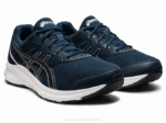 Asics Sacudida 3 Zapatillas Azul Francés y Negro - Image 2