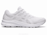 Asics sacudida 3 Zapatillas blancas para correr cómodas