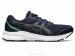 Asics Sacudida 3 Zapatillas Medianoche Hoja Nueva Rendimiento Deportivo