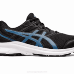 Asics Sacudida 3 Zapatillas Negro Azul Rendimiento Deportivo