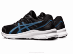 Asics Sacudida 3 Zapatillas Negro Azul Rendimiento Deportivo - Image 3