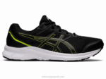 Asics Sacudida 3 Zapatillas Negro Verde Peligro Rendimiento