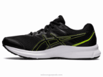 Asics Sacudida 3 Zapatillas Negro Verde Peligro Rendimiento - Image 4