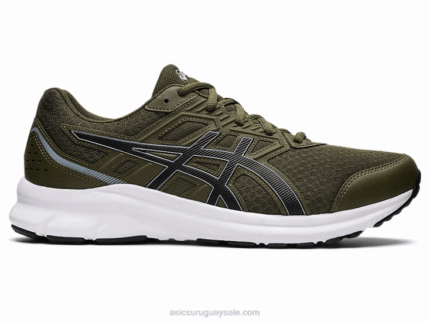 Asics Sacudida 3 Zapatillas Verde Oliva y Negro