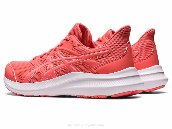 Asics Sacudida 4 Ancho 2LVJ2518 Papaya y Blanco Zapatillas Deportivas - Image 3