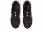 Asics sacudida 4 escuela primaria negro papaya estilo y comodidad - Image 6