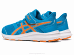 Asics sacudida 4 preescolar azul isla melocotón estilo y comodidad - Image 3
