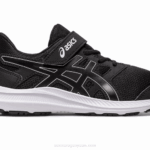 Asics sacudida 4 preescolar blanco negro estilo y comodidad