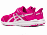 Asics sacudida 4 preescolar rosa rave y blanco estilo divertido - Image 3