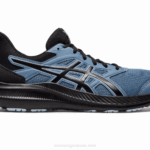 Asics Sacudida 4 Zapatillas Acero Azul Negro Rendimiento Deportivo