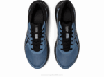 Asics Sacudida 4 Zapatillas Acero Azul Negro Rendimiento Deportivo - Image 6