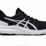 Asics Sacudida 4 Zapatillas Blanco Negro Comodidad Estilo