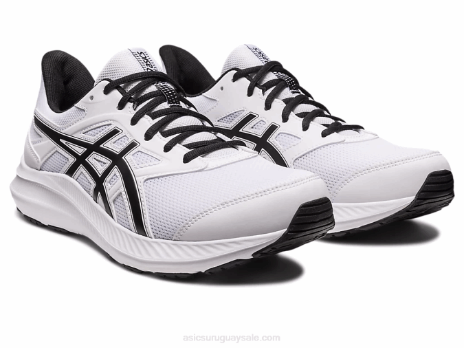 Asics sacudida 4 zapatillas deportivas blanco negro estilo y confort - Image 2
